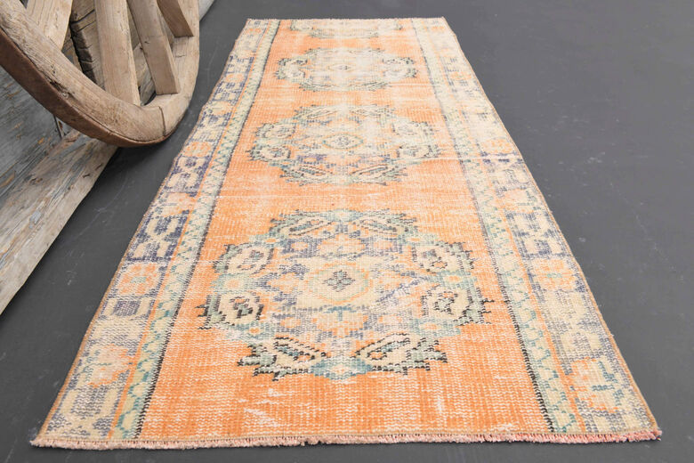 Vintage Oushak Runner Rug