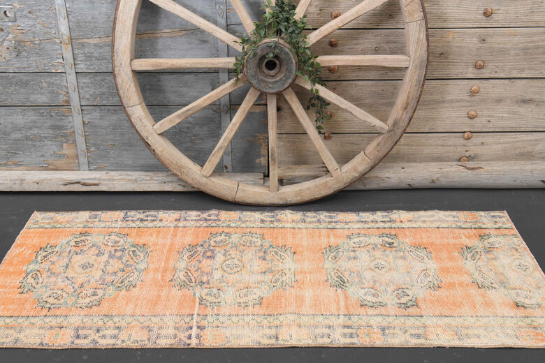 Vintage Oushak Runner Rug