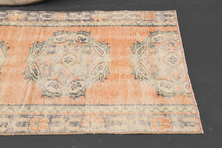 Vintage Oushak Runner Rug - Thumbnail