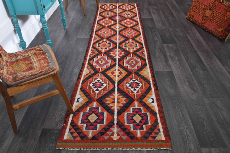 Flatweave Turkish Runner Rug