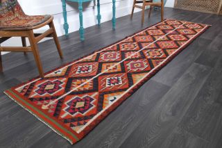 Flatweave Turkish Runner Rug - Thumbnail