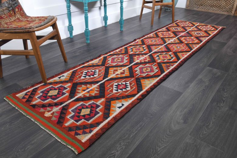 Flatweave Turkish Runner Rug