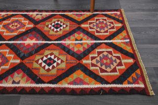 Flatweave Turkish Runner Rug - Thumbnail