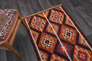 Flatweave Turkish Runner Rug - Thumbnail