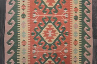 Pastel Colored Vintage Kilim Rug - Thumbnail