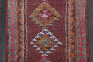 Dark Purple - Hand-Knotted Runner Rug - Thumbnail