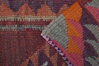 Dark Purple - Hand-Knotted Runner Rug - Thumbnail