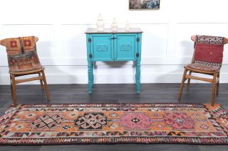 Aspendos - Hand-Knotted Vintage Runner Rug - Thumbnail