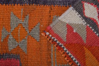 Pumpnkin Orange - Genuine Vintage Runner Rug - Thumbnail