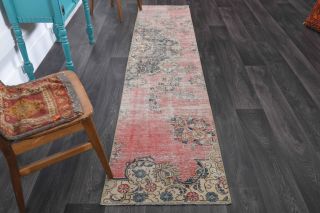 Oriental Oushak Runner Rug - Thumbnail