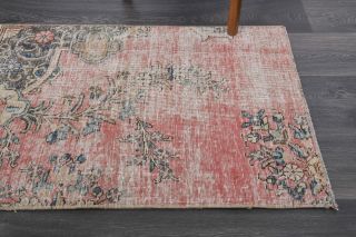 Oriental Oushak Runner Rug - Thumbnail