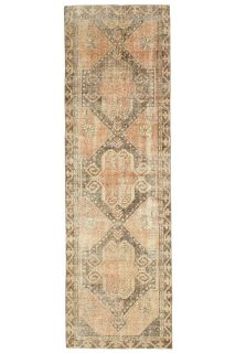 Original Oushak Runner Rug - Thumbnail