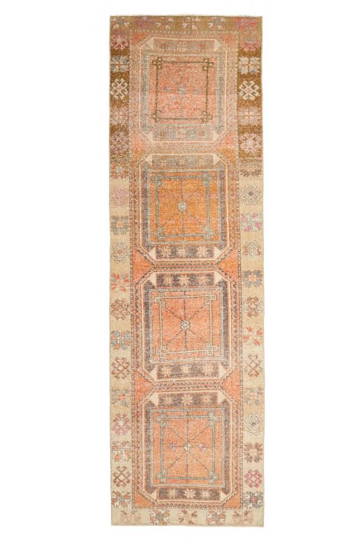 Vintage Oushak Runner Rug