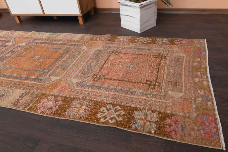 Vintage Oushak Runner Rug