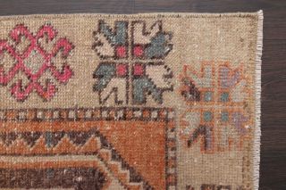 Vintage Oushak Runner Rug - Thumbnail