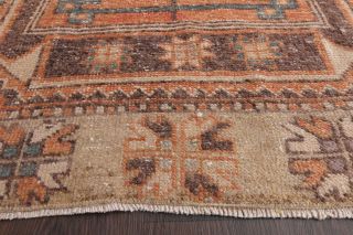 Vintage Oushak Runner Rug - Thumbnail