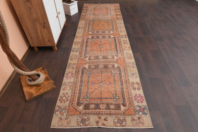 Vintage Oushak Runner Rug