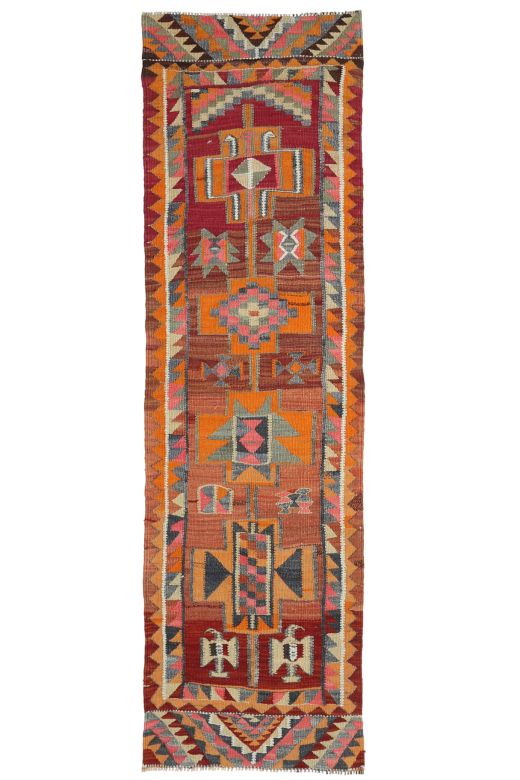 Vintage Turkish Kilim Runner