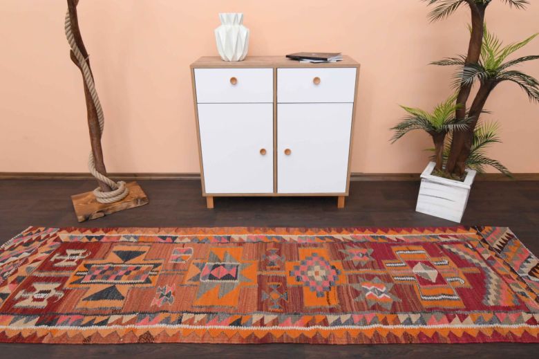 Vintage Turkish Kilim Runner