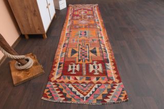 Vintage Turkish Kilim Runner - Thumbnail