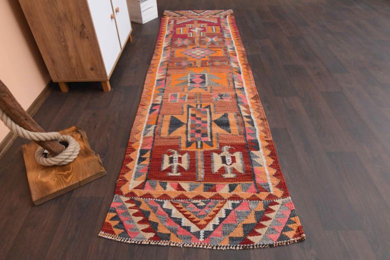 Vintage Turkish Kilim Runner