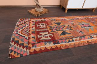 Vintage Turkish Kilim Runner - Thumbnail