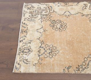 Vintage Oushak Runner Rug - Thumbnail