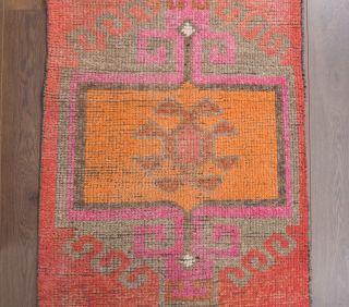 Vintage Turkish Runner Rug - Thumbnail