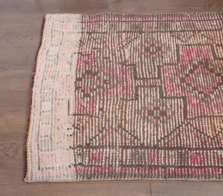 Antique Anatolian Faded Runner Rug - Thumbnail