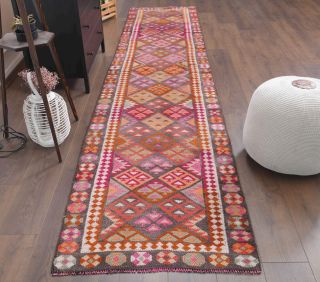 Colorful Vintage Runner Rug - Thumbnail