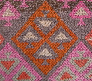 Colorful Vintage Runner Rug - Thumbnail