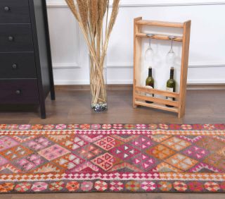 Colorful Vintage Runner Rug - Thumbnail