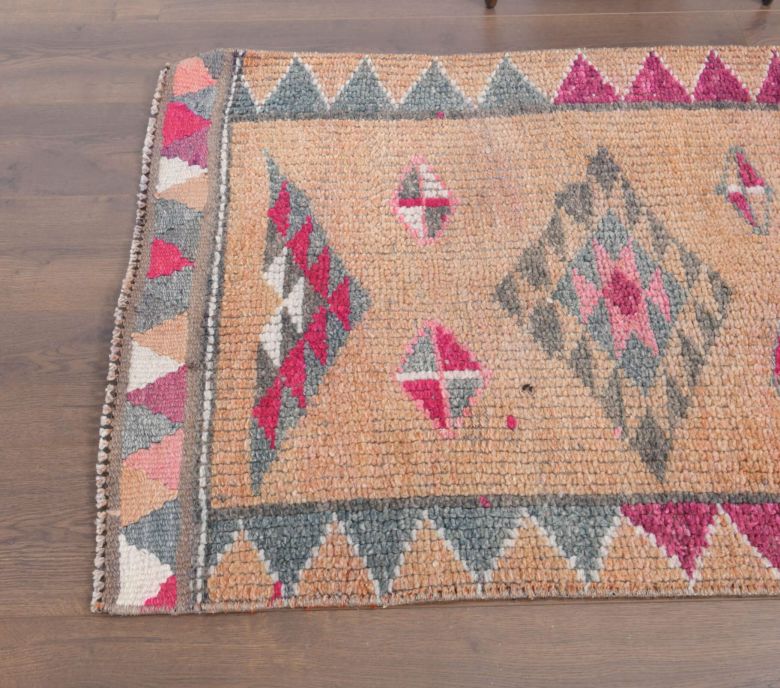 Peach Colored - Oushak Runner Rug