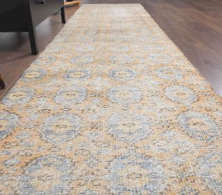 Oushak Runner Rug - Thumbnail