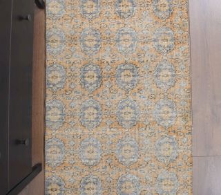 Oushak Runner Rug - Thumbnail