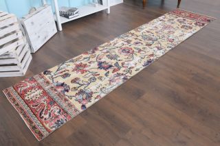 Vintage Oushak Runner Rug - Thumbnail