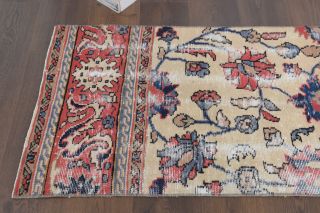 Vintage Oushak Runner Rug - Thumbnail