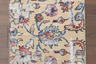 Vintage Oushak Runner Rug - Thumbnail