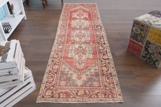 Vintage Turkish Oushak Runner Rug - Thumbnail