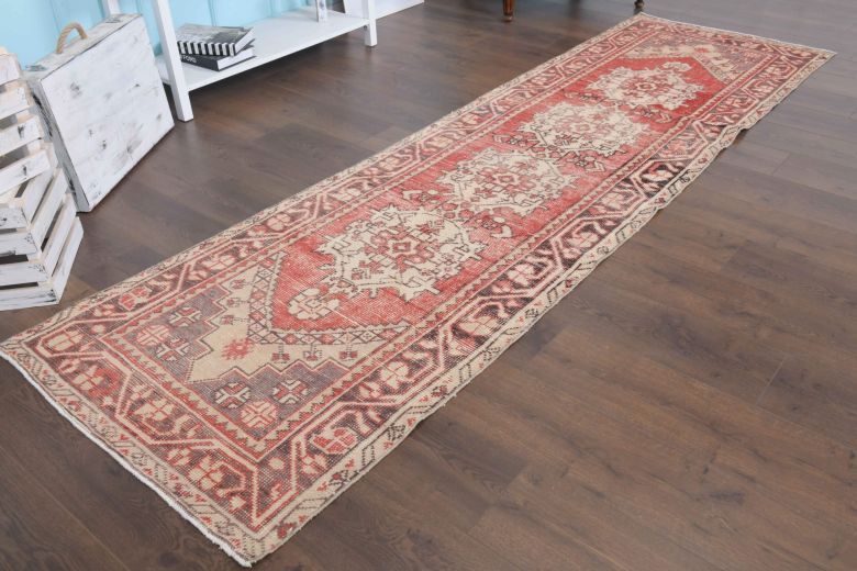 Vintage Turkish Oushak Runner Rug