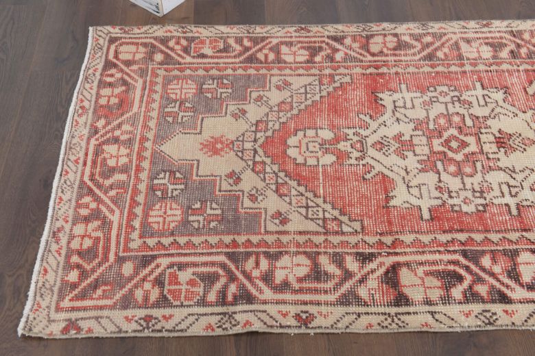 Vintage Turkish Oushak Runner Rug