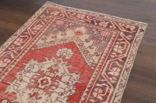 Vintage Turkish Oushak Runner Rug - Thumbnail