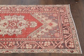 Vintage Turkish Oushak Runner Rug - Thumbnail