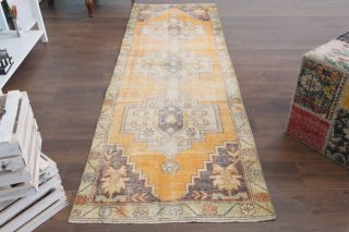 Vintage Oushak Runner Rug - Thumbnail