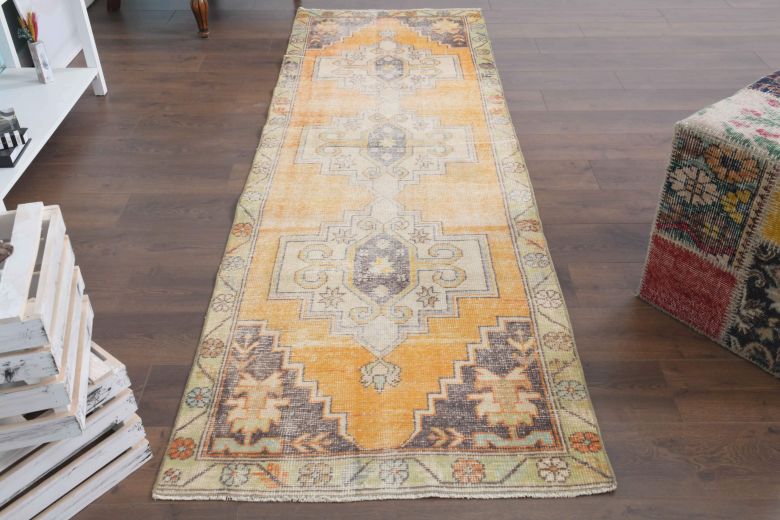 Vintage Oushak Runner Rug