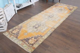 Vintage Oushak Runner Rug - Thumbnail