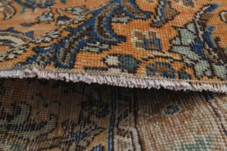 Orange Oriental Oushak Runner Rug - Thumbnail