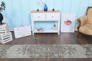 Oushak Runner Rug - Thumbnail