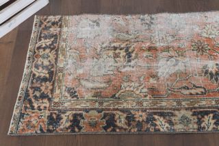 Antique Oushak Runner Rug - Thumbnail