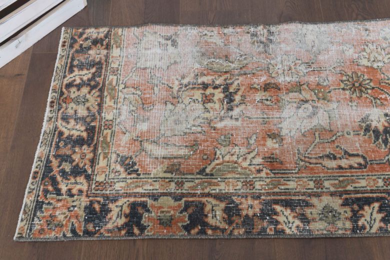 Antique Oushak Runner Rug